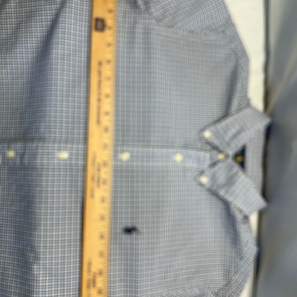 Ralph Lauren shirt. Size L. Blue/Black on white - Picture 8 of 12